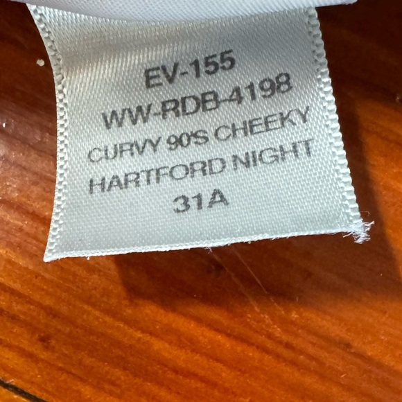 Everlane Black The Curvy 90's Cheeky Striaght Jeans In Hartford Night 31A - Picture 6 of 8